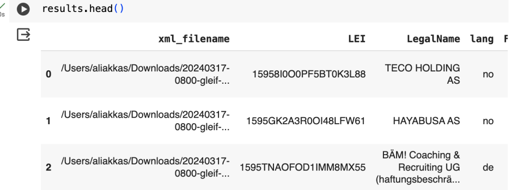 DuckDB query result save as pandas dataframe